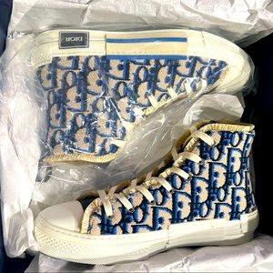 New Dior cloth high trainers sz-11